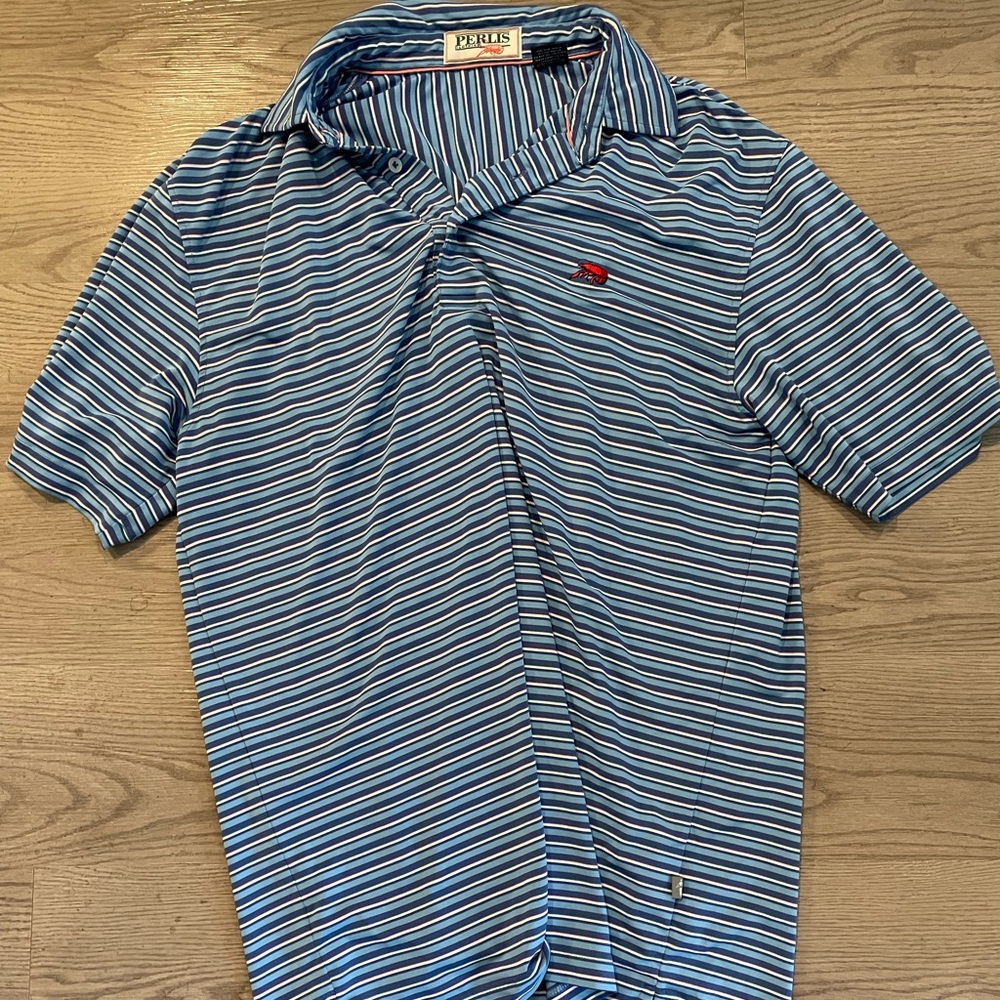 Perlis golf polo - multicolored striped